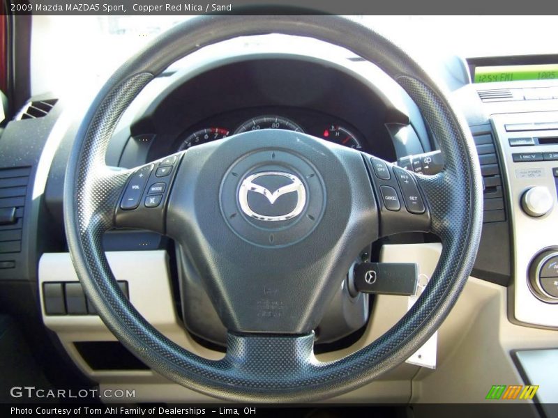 Copper Red Mica / Sand 2009 Mazda MAZDA5 Sport