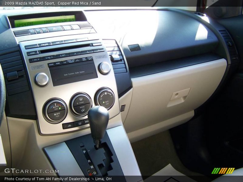 Copper Red Mica / Sand 2009 Mazda MAZDA5 Sport