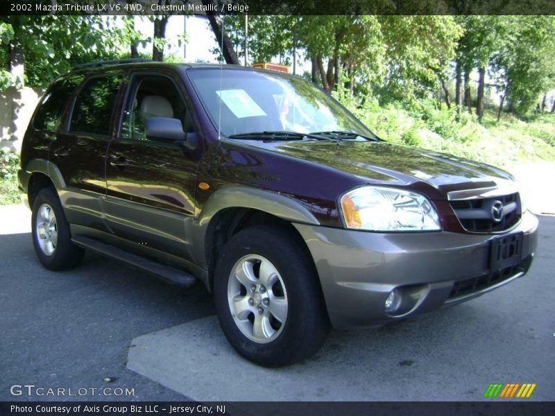 Chestnut Metallic / Beige 2002 Mazda Tribute LX V6 4WD