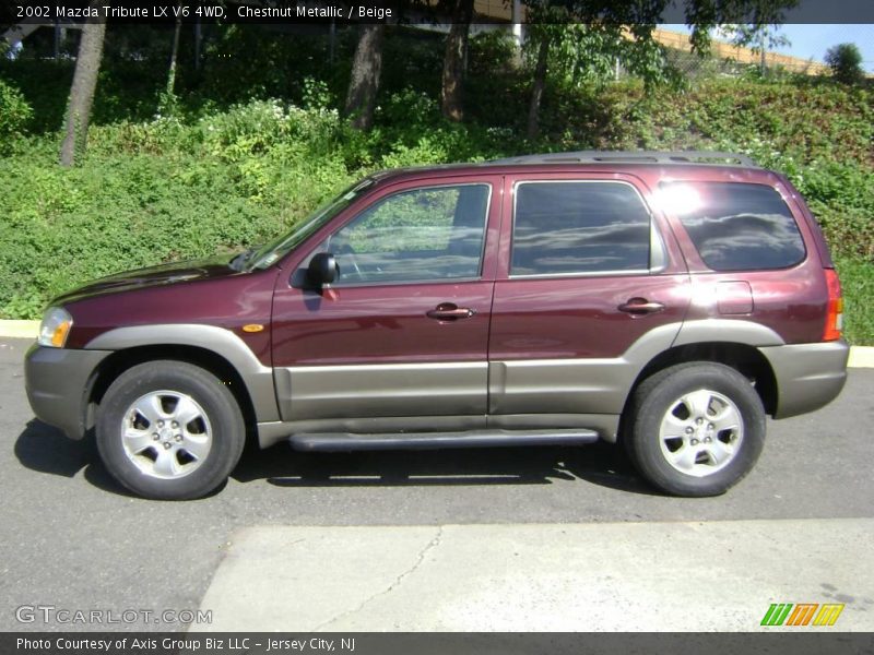Chestnut Metallic / Beige 2002 Mazda Tribute LX V6 4WD