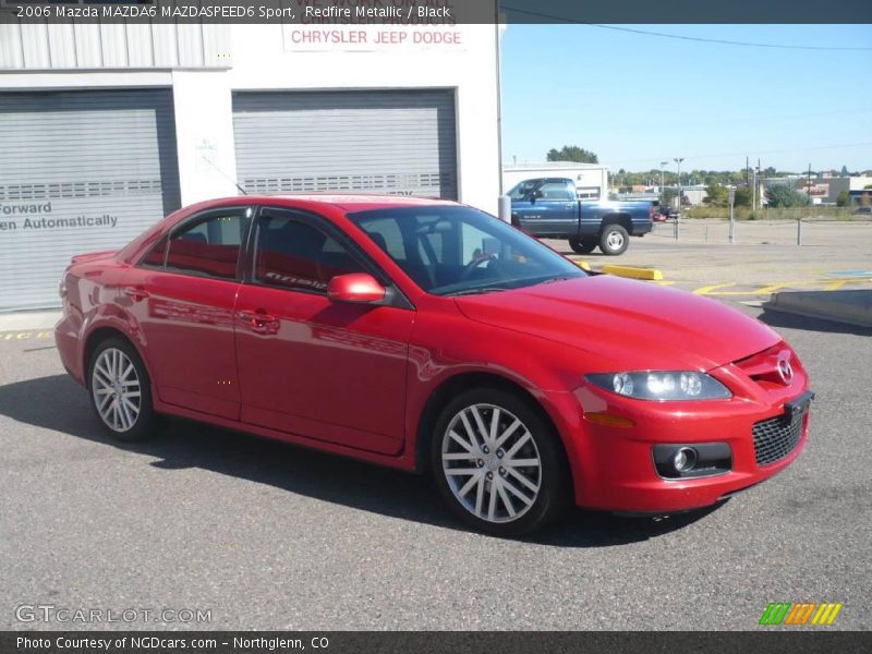 Redfire Metallic / Black 2006 Mazda MAZDA6 MAZDASPEED6 Sport