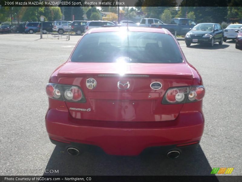 Redfire Metallic / Black 2006 Mazda MAZDA6 MAZDASPEED6 Sport