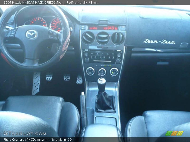 Redfire Metallic / Black 2006 Mazda MAZDA6 MAZDASPEED6 Sport