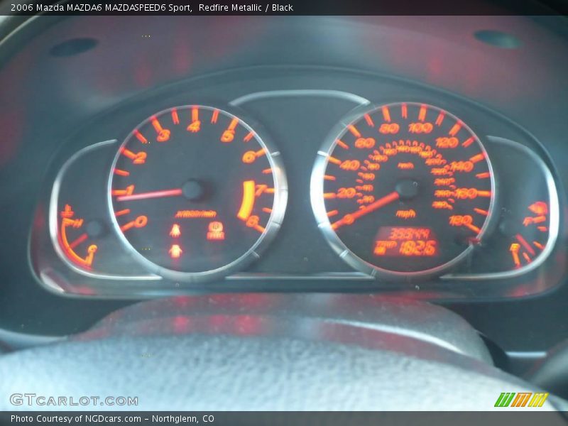 Redfire Metallic / Black 2006 Mazda MAZDA6 MAZDASPEED6 Sport
