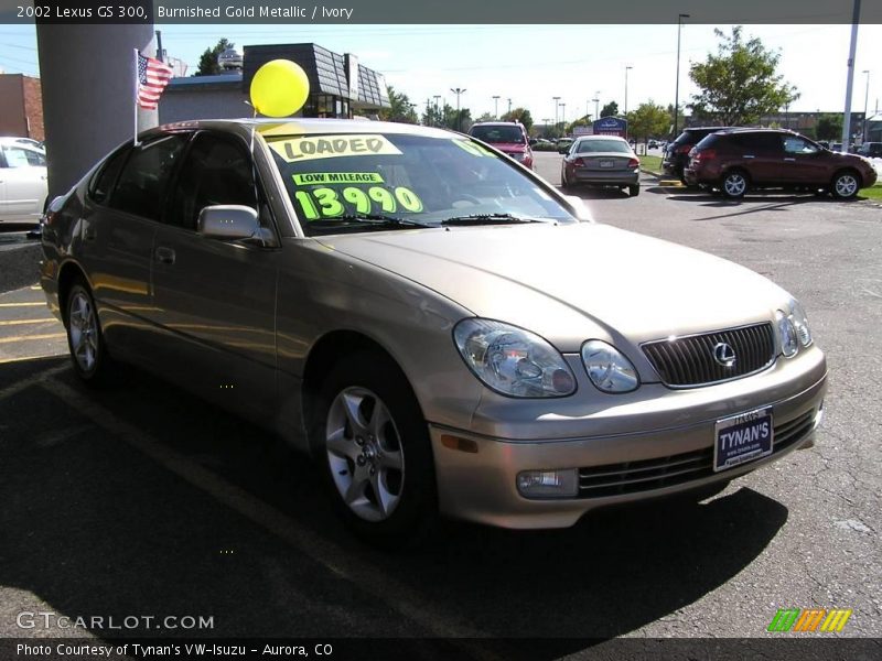 Burnished Gold Metallic / Ivory 2002 Lexus GS 300