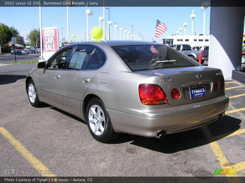 Burnished Gold Metallic / Ivory 2002 Lexus GS 300