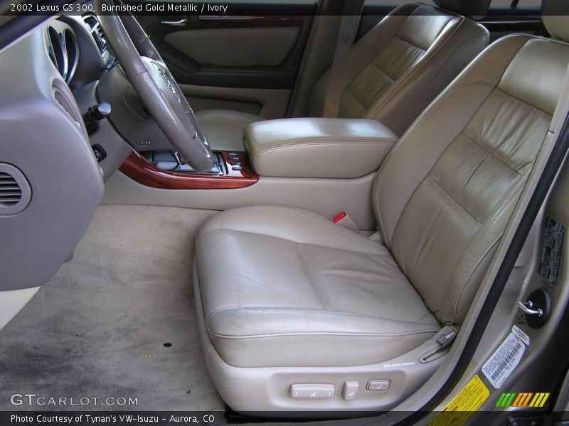 Burnished Gold Metallic / Ivory 2002 Lexus GS 300