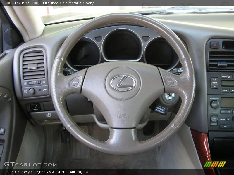 Burnished Gold Metallic / Ivory 2002 Lexus GS 300