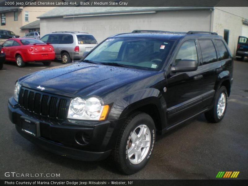 Black / Medium Slate Gray 2006 Jeep Grand Cherokee Laredo 4x4