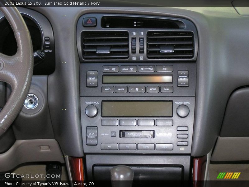 Burnished Gold Metallic / Ivory 2002 Lexus GS 300