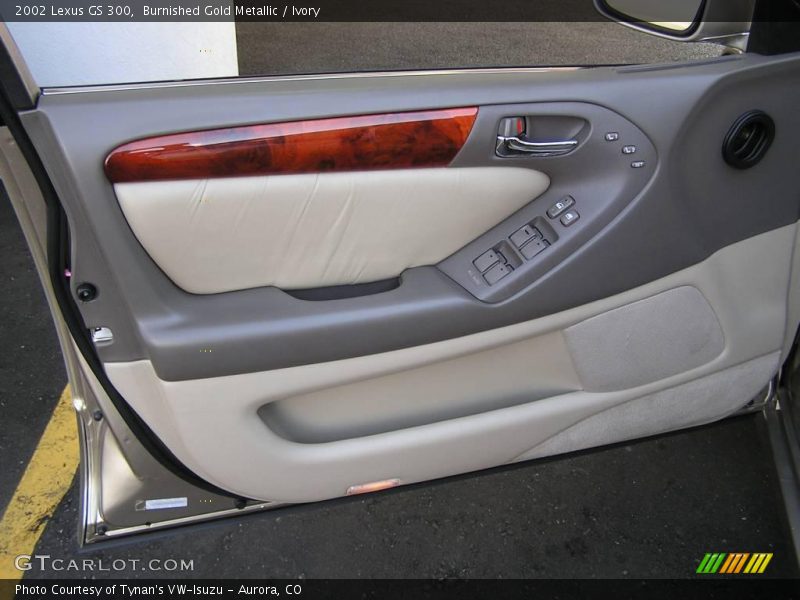 Burnished Gold Metallic / Ivory 2002 Lexus GS 300