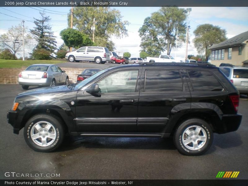 Black / Medium Slate Gray 2006 Jeep Grand Cherokee Laredo 4x4