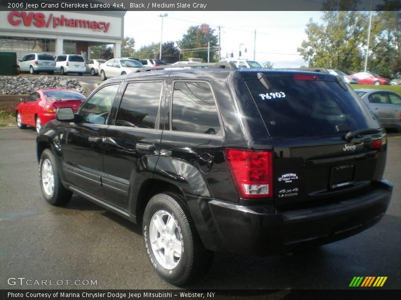 Black / Medium Slate Gray 2006 Jeep Grand Cherokee Laredo 4x4