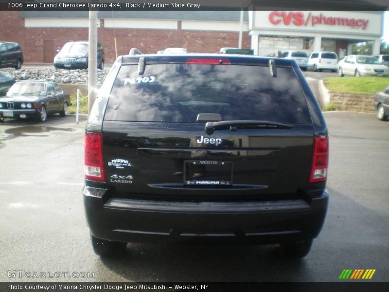 Black / Medium Slate Gray 2006 Jeep Grand Cherokee Laredo 4x4