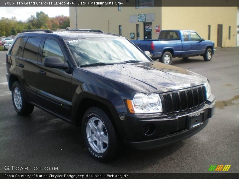 Black / Medium Slate Gray 2006 Jeep Grand Cherokee Laredo 4x4