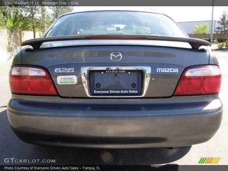 Moonlight Gray / Gray 2002 Mazda 626 LX