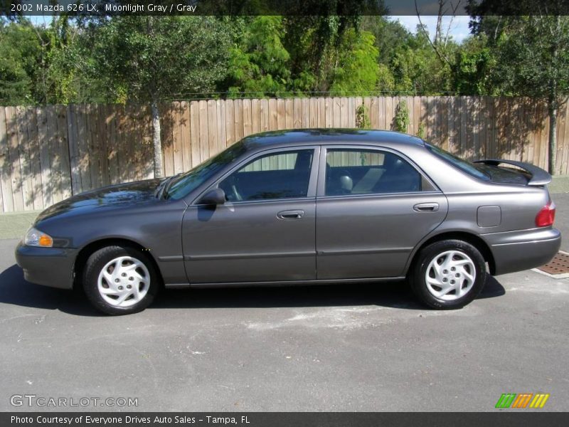 Moonlight Gray / Gray 2002 Mazda 626 LX