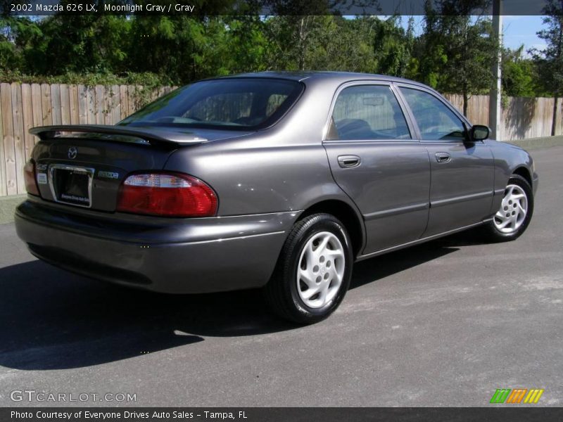 Moonlight Gray / Gray 2002 Mazda 626 LX