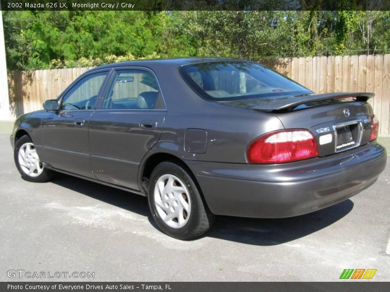 Moonlight Gray / Gray 2002 Mazda 626 LX