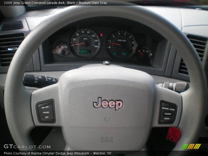 Black / Medium Slate Gray 2006 Jeep Grand Cherokee Laredo 4x4