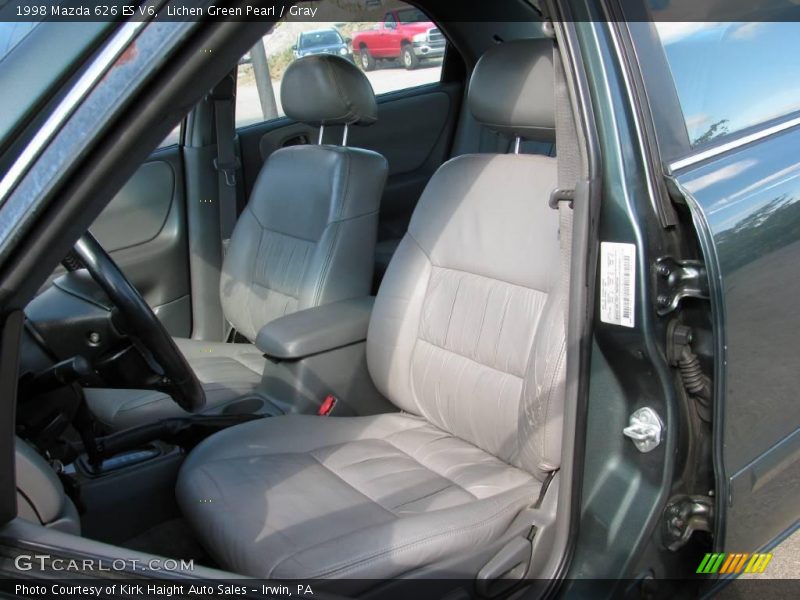 Lichen Green Pearl / Gray 1998 Mazda 626 ES V6