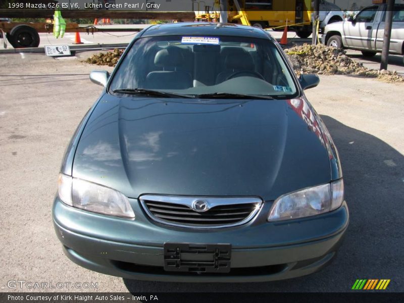 Lichen Green Pearl / Gray 1998 Mazda 626 ES V6
