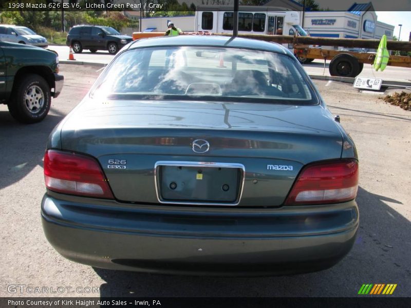 Lichen Green Pearl / Gray 1998 Mazda 626 ES V6