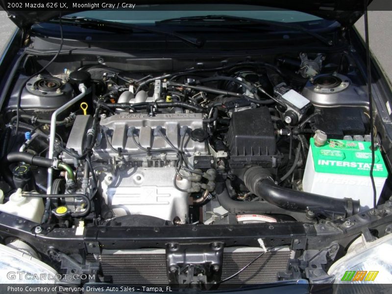 Moonlight Gray / Gray 2002 Mazda 626 LX