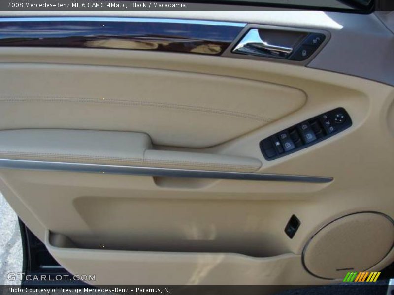 Black / Macadamia 2008 Mercedes-Benz ML 63 AMG 4Matic