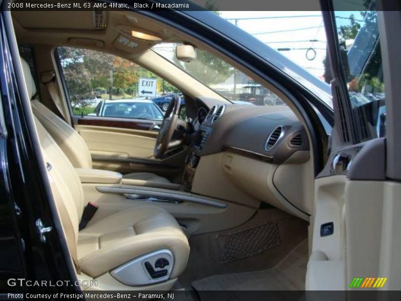 Black / Macadamia 2008 Mercedes-Benz ML 63 AMG 4Matic