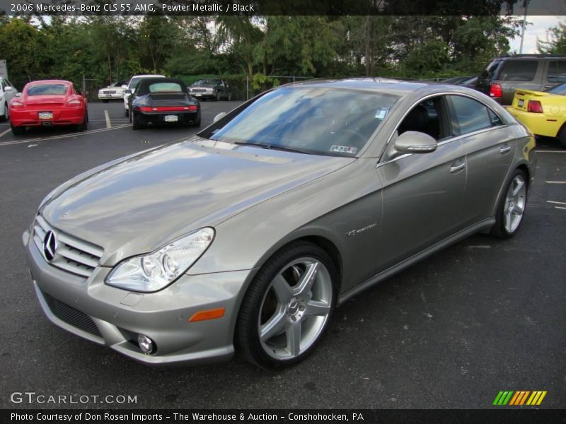 Pewter Metallic / Black 2006 Mercedes-Benz CLS 55 AMG
