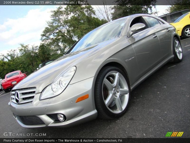 Pewter Metallic / Black 2006 Mercedes-Benz CLS 55 AMG