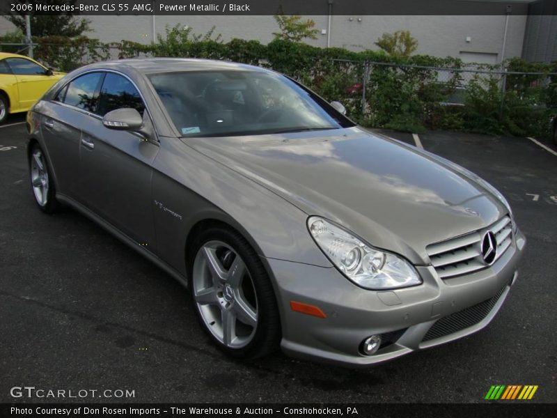 Pewter Metallic / Black 2006 Mercedes-Benz CLS 55 AMG