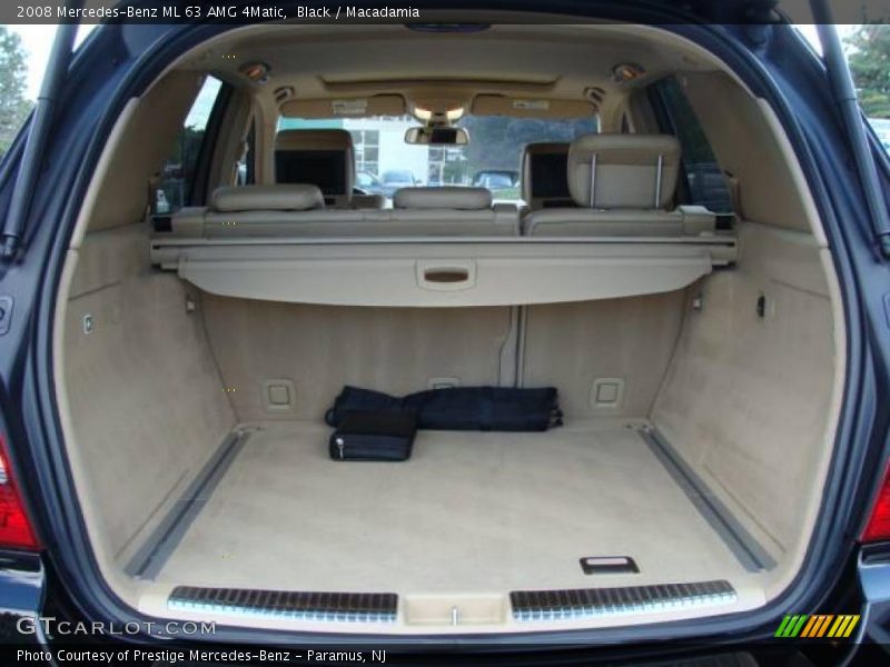 Black / Macadamia 2008 Mercedes-Benz ML 63 AMG 4Matic
