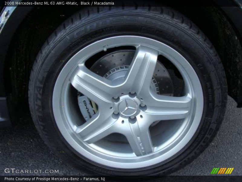 Black / Macadamia 2008 Mercedes-Benz ML 63 AMG 4Matic