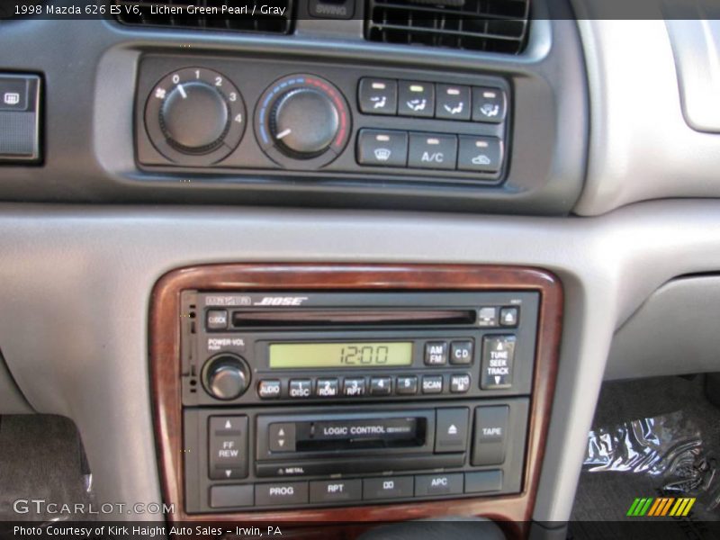 Lichen Green Pearl / Gray 1998 Mazda 626 ES V6