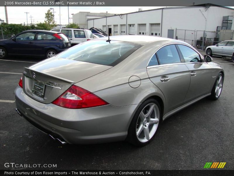 Pewter Metallic / Black 2006 Mercedes-Benz CLS 55 AMG