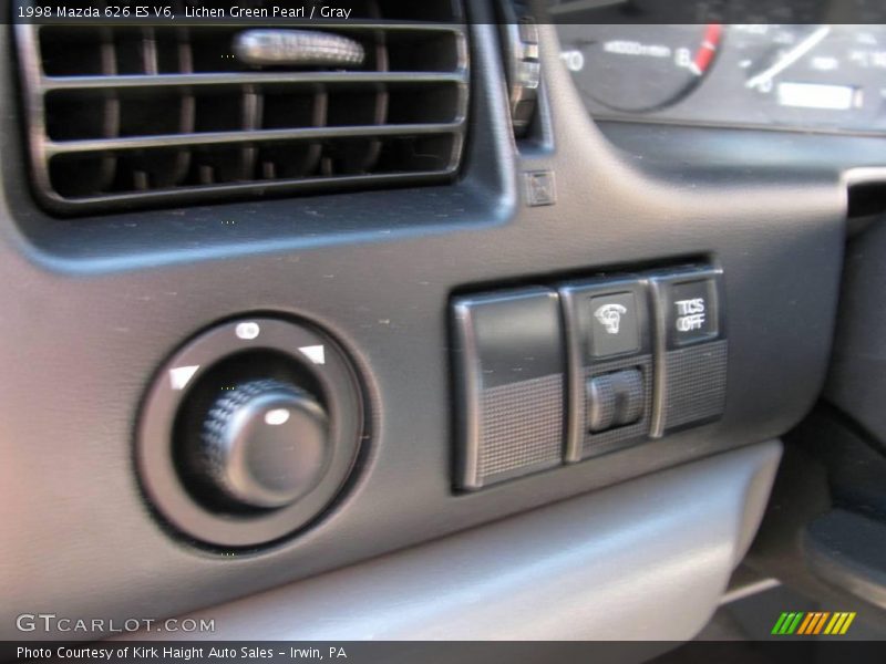 Lichen Green Pearl / Gray 1998 Mazda 626 ES V6