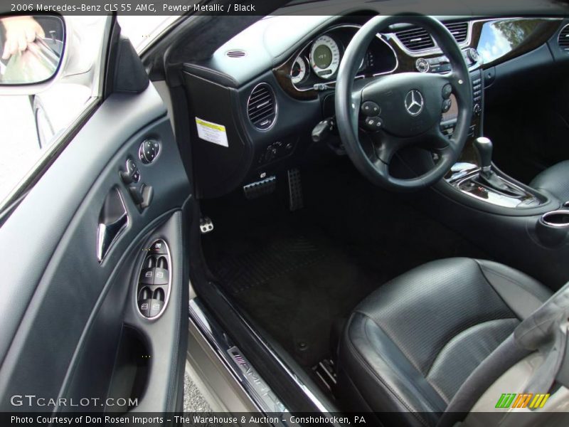 Pewter Metallic / Black 2006 Mercedes-Benz CLS 55 AMG