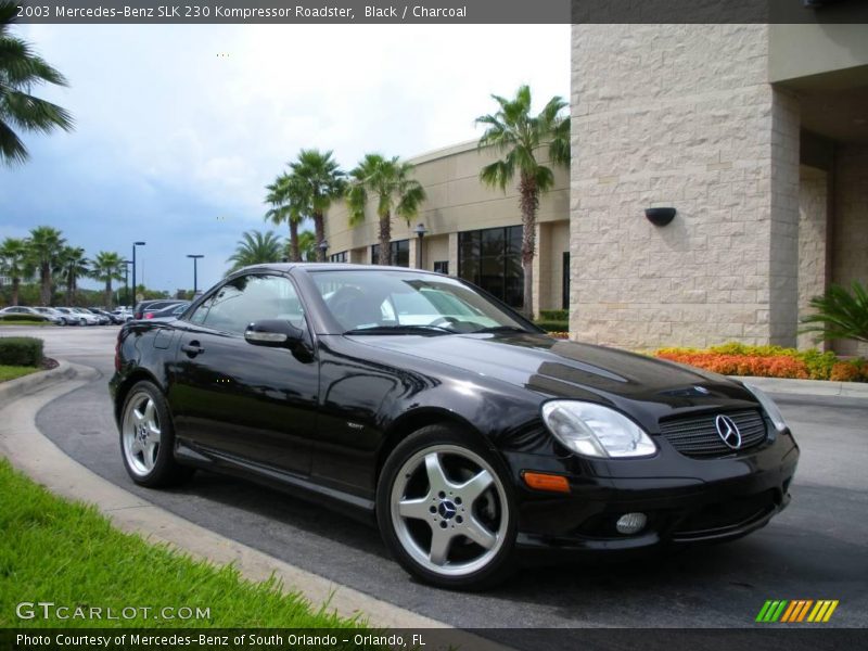 Black / Charcoal 2003 Mercedes-Benz SLK 230 Kompressor Roadster