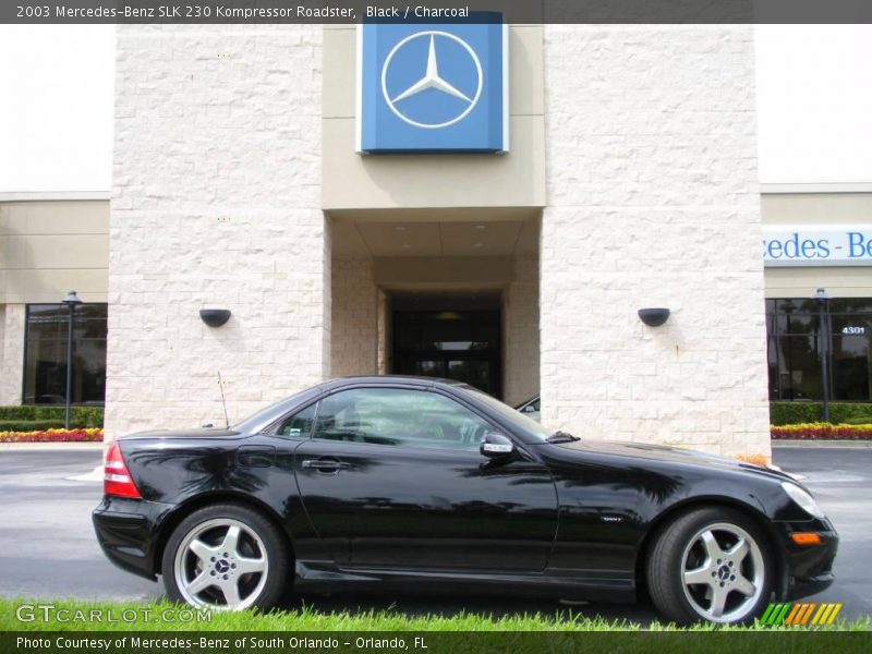 Black / Charcoal 2003 Mercedes-Benz SLK 230 Kompressor Roadster