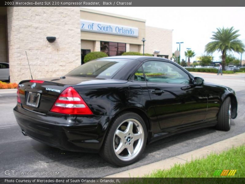 Black / Charcoal 2003 Mercedes-Benz SLK 230 Kompressor Roadster