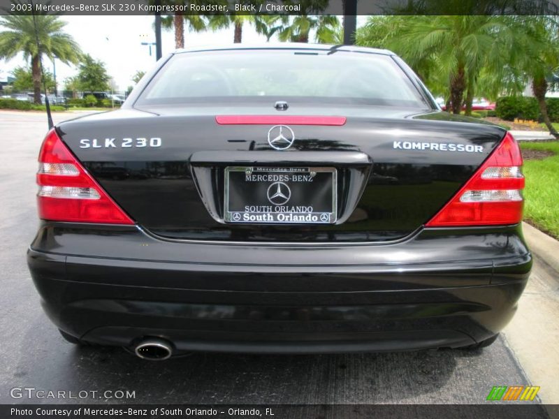 Black / Charcoal 2003 Mercedes-Benz SLK 230 Kompressor Roadster