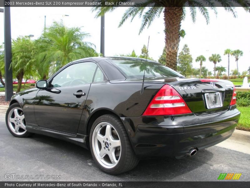 Black / Charcoal 2003 Mercedes-Benz SLK 230 Kompressor Roadster