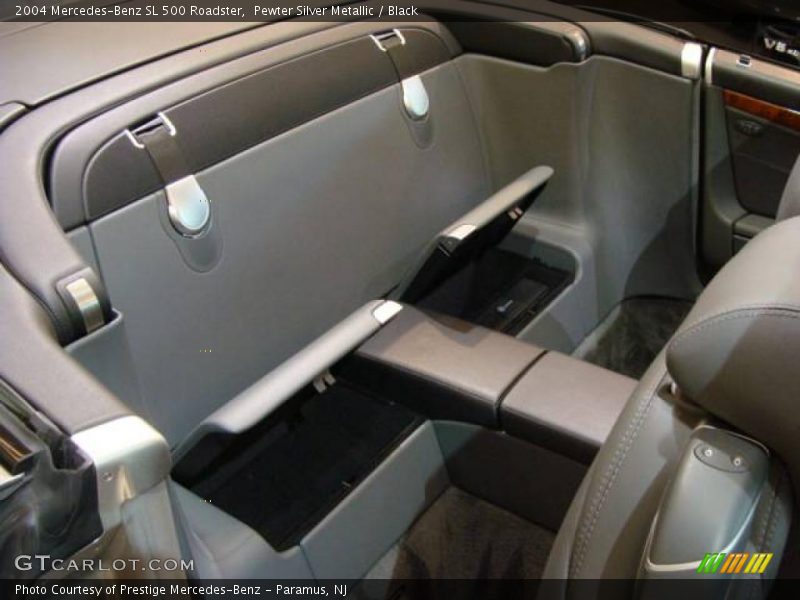 Pewter Silver Metallic / Black 2004 Mercedes-Benz SL 500 Roadster