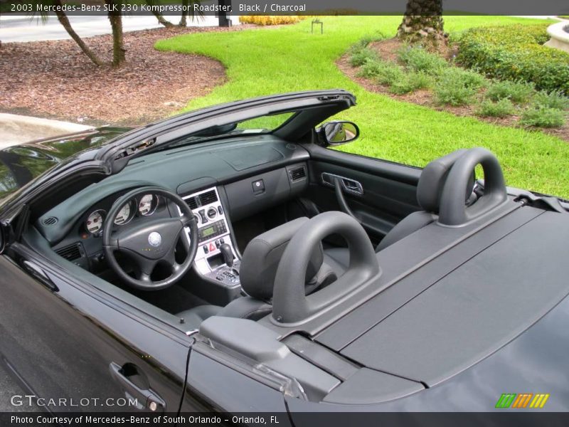 Black / Charcoal 2003 Mercedes-Benz SLK 230 Kompressor Roadster