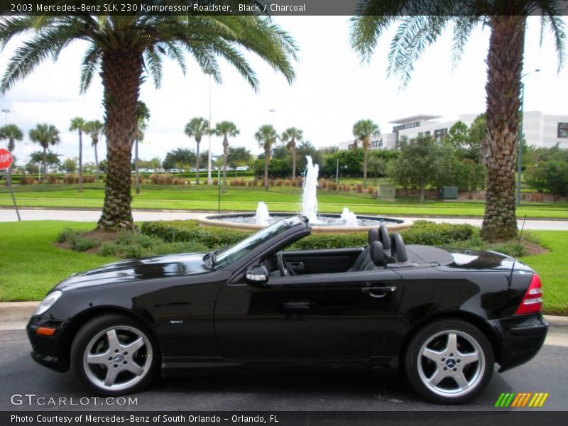 Black / Charcoal 2003 Mercedes-Benz SLK 230 Kompressor Roadster