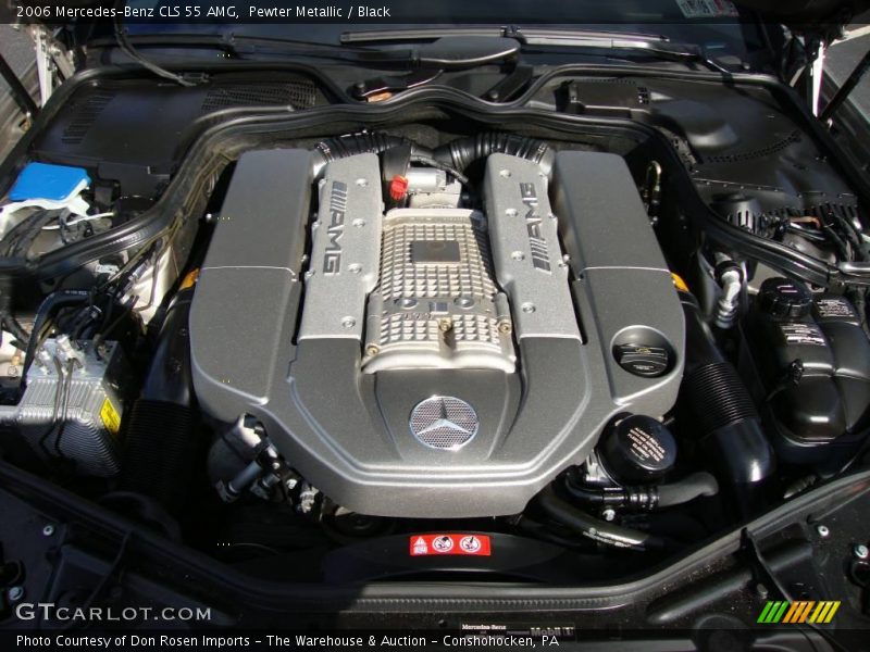 Pewter Metallic / Black 2006 Mercedes-Benz CLS 55 AMG