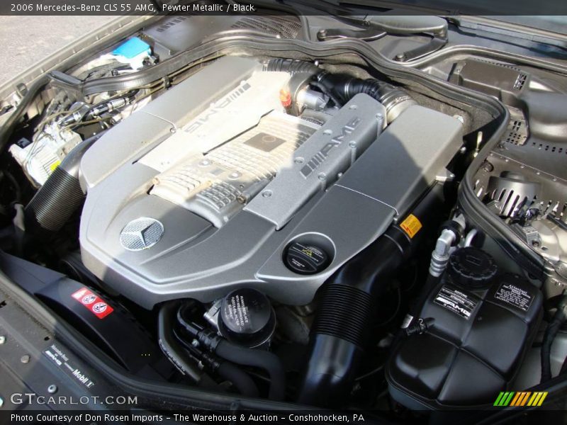 Pewter Metallic / Black 2006 Mercedes-Benz CLS 55 AMG