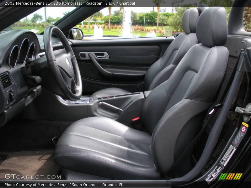Black / Charcoal 2003 Mercedes-Benz SLK 230 Kompressor Roadster